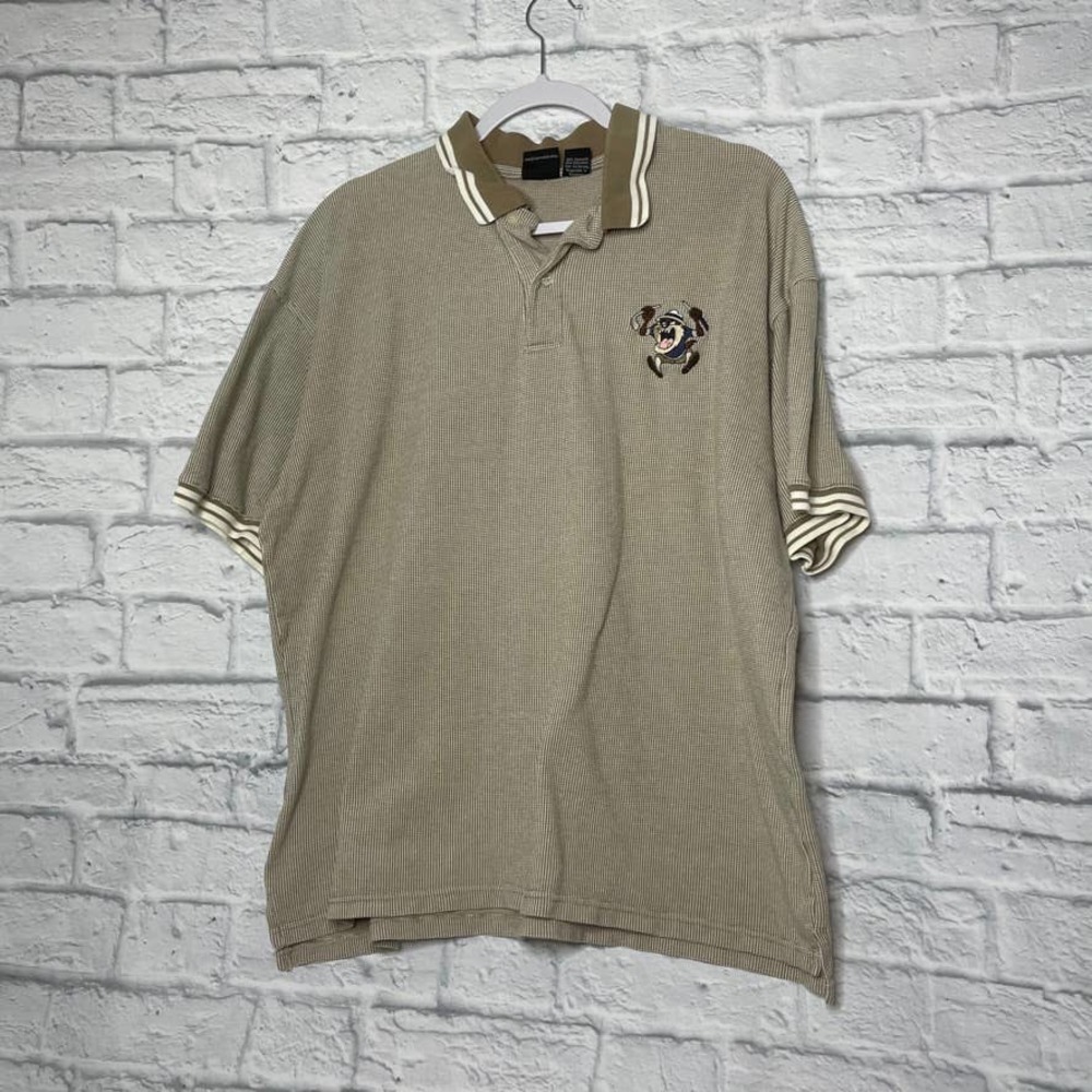 VTG Warner Bros Tasmanian Devil Golf Shirt XXL